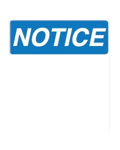 Notice Signs