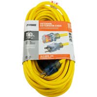 50' 12/3 AWG Contractor extension cord 