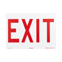 10x14 Rigid Plastic Exit Sign