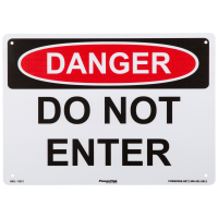 10x14 Do Not Enter Sign
