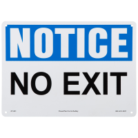 No Exit Sign