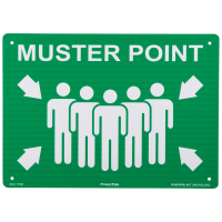 Muster Point Sign