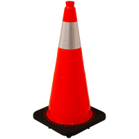 28" PVC Safety Cone
