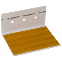 Yellow Barricade Reflectors