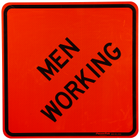 Men Working Sign