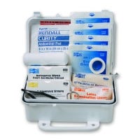 10 Person Plastic First Aid Kit without eyewash