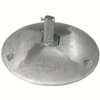 U-Channel Post Mounting Base - 15" Asphalt/Concrete