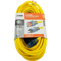 50' 12/3 AWG Contractor extension cord 
