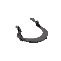 Hard Hat Adaptor, Fits in Helmet Accessory Slots, Dielectric, Raise and Lower