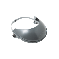 Visor Bracket, Speedy-Loop Mounted, Fibre, 4" crown