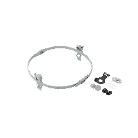 Visor Bracket, for Hardhats with Slots, Speedy-Loop, Fibre