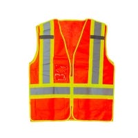ORANGE Class 2 5 point Breakaway Surveyors Vest