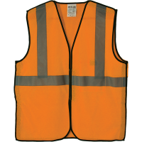 Orange Class 2 Safety Vest - 5 Point Breakaway