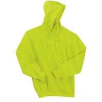 Safety Yellow Pullover Hooded Sweatshirt
