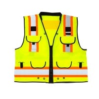 Class 2 Premium Ripstop Surveyors Vest with Mesh Back