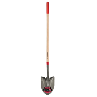 TRUPER Long Handled Pointed Shovel Contractor Grade