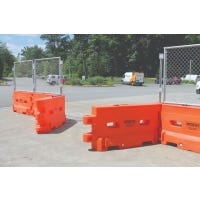 ROCK ROAD SAFETY WB300 6' 1" X 5' 1" Galvanized Steel  Fence Panel - Includes  T-Pin